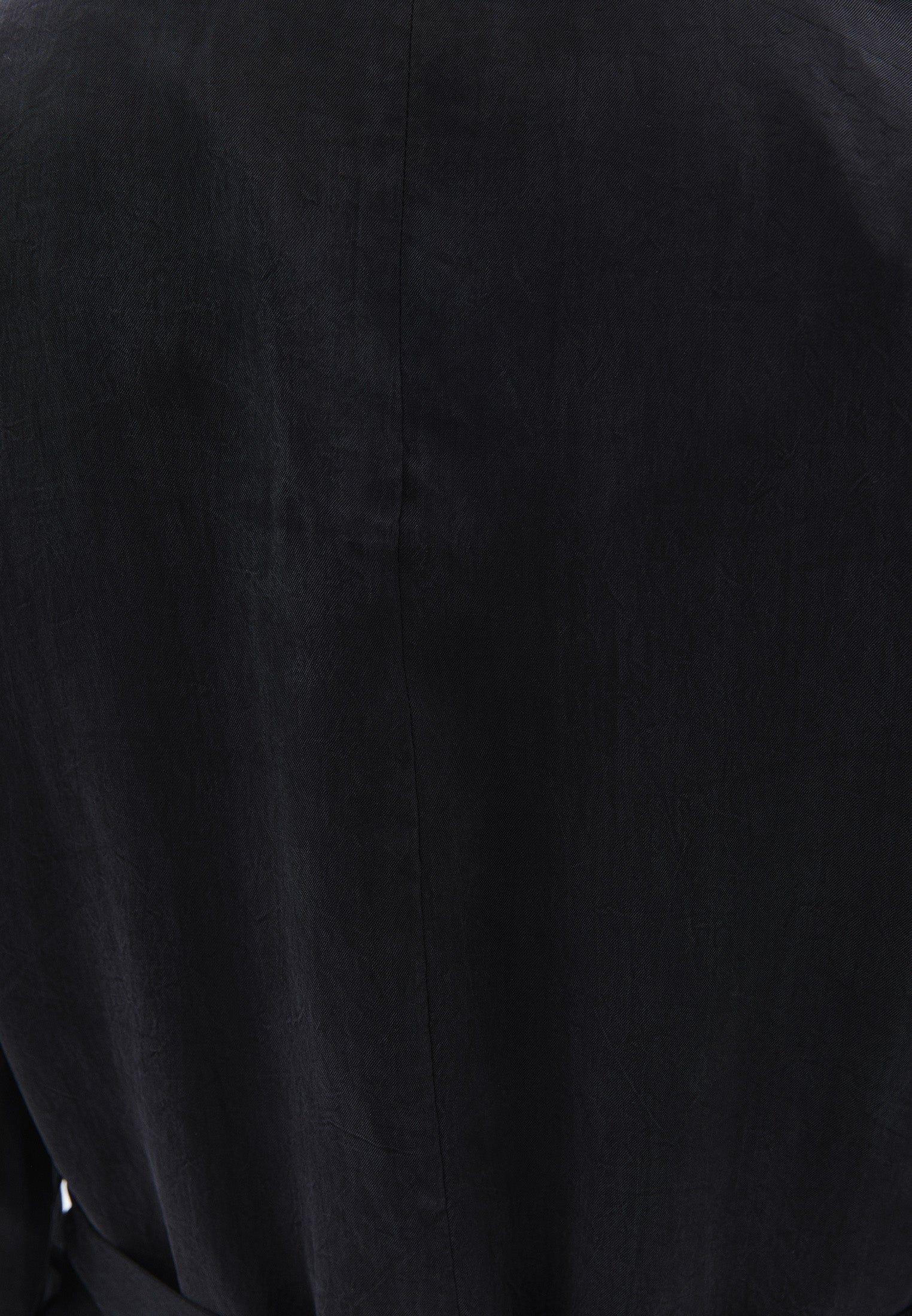 Belted Blazer Jacket - JET BLACK