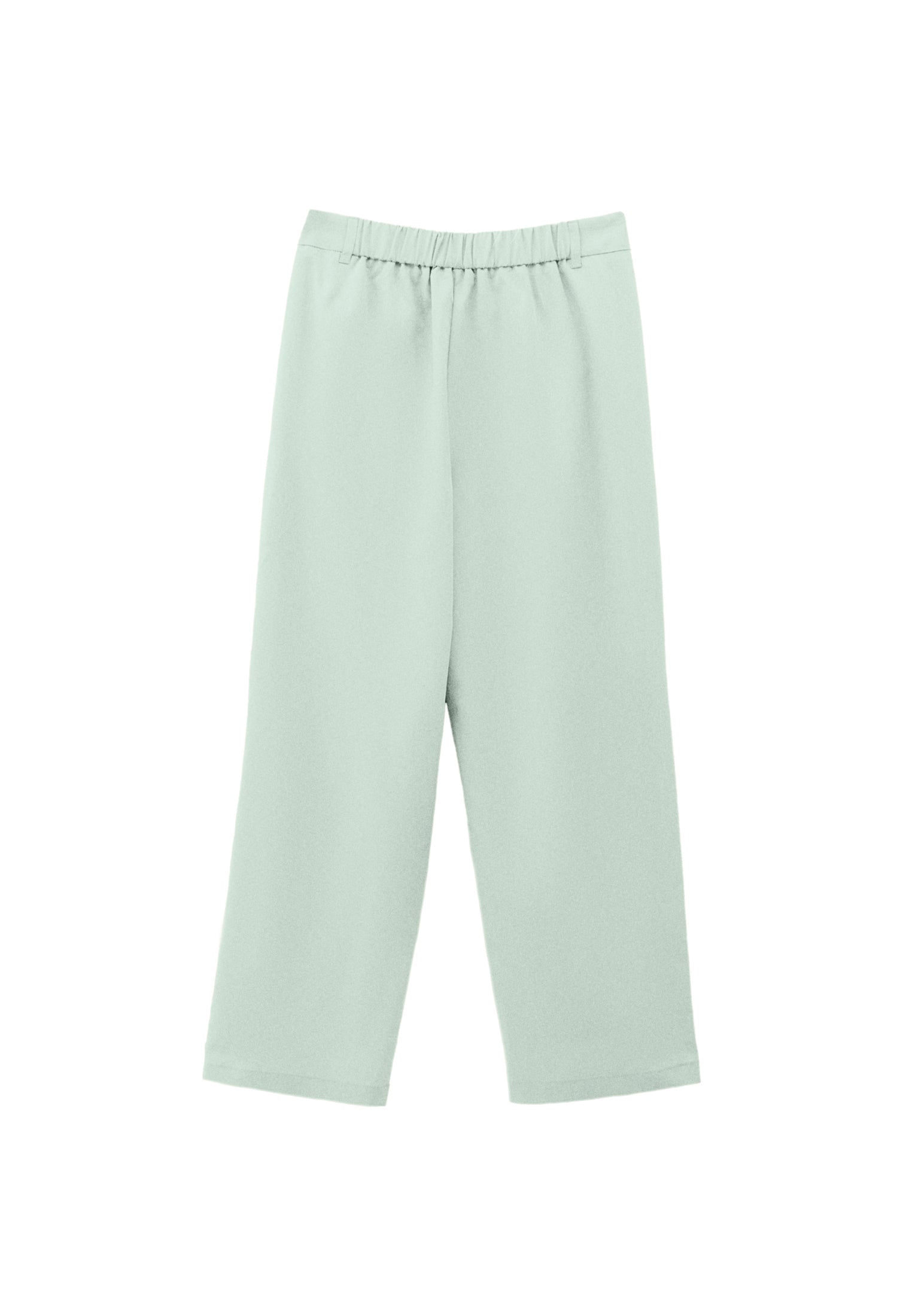 بنطلون ذو ثنيات مستقيمة الساقين - أخضر لوريل