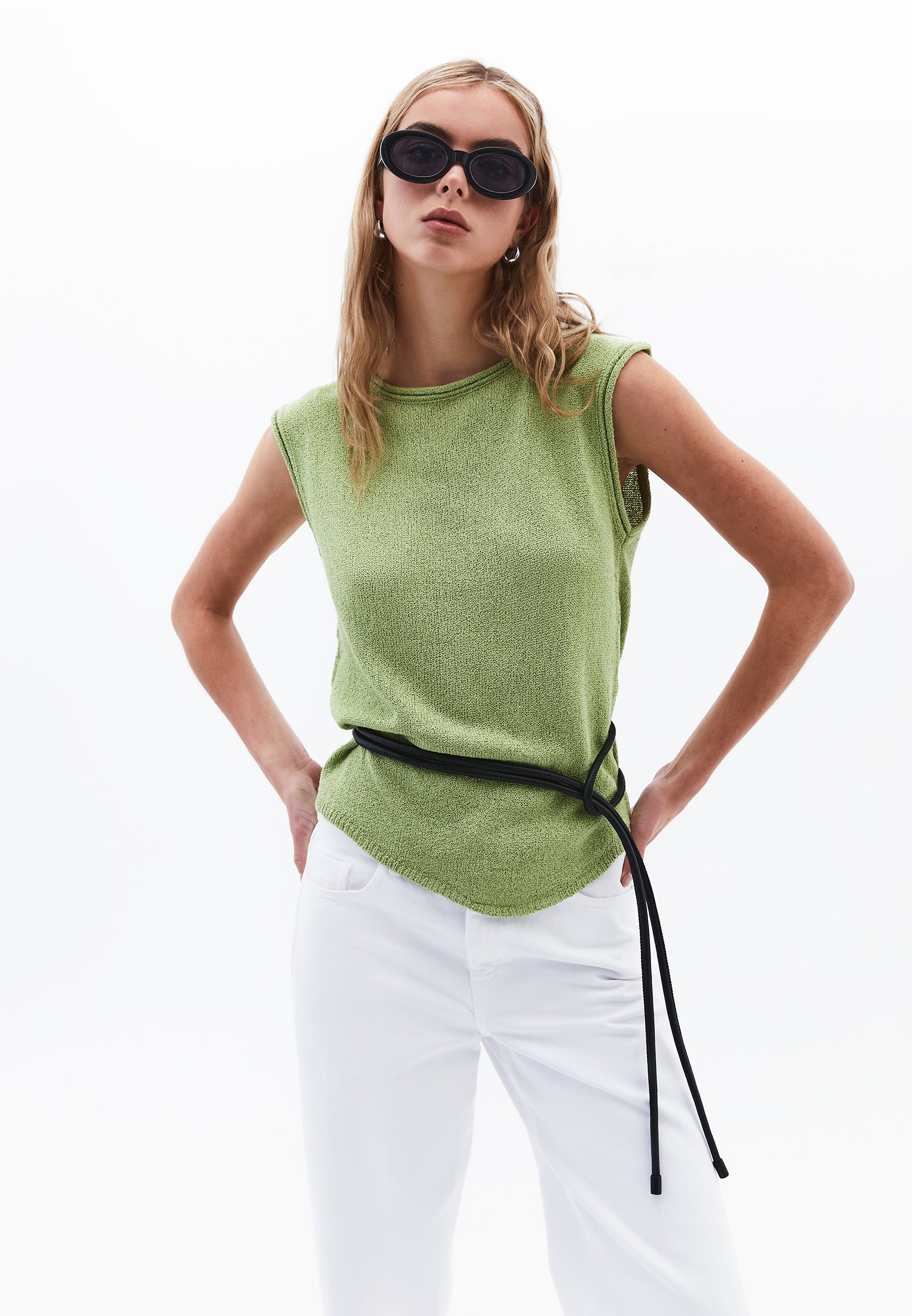 تانك تونيك - أخضر ورقي