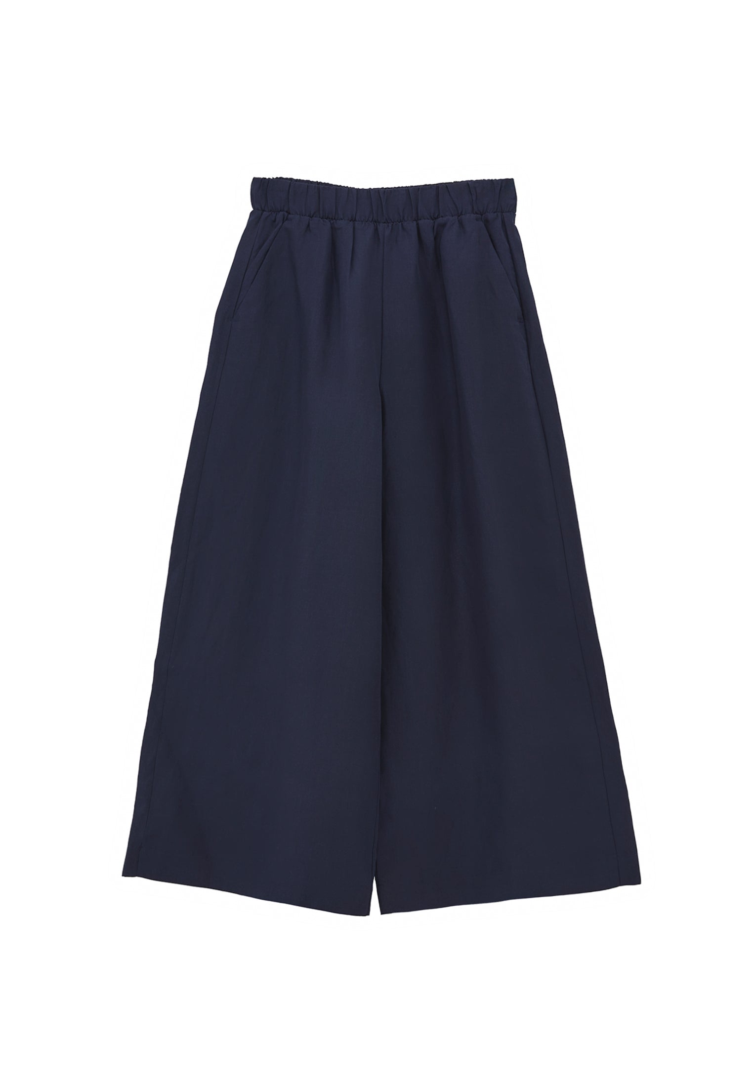 High Waist Wide Leg Pants - MIDNIGHT