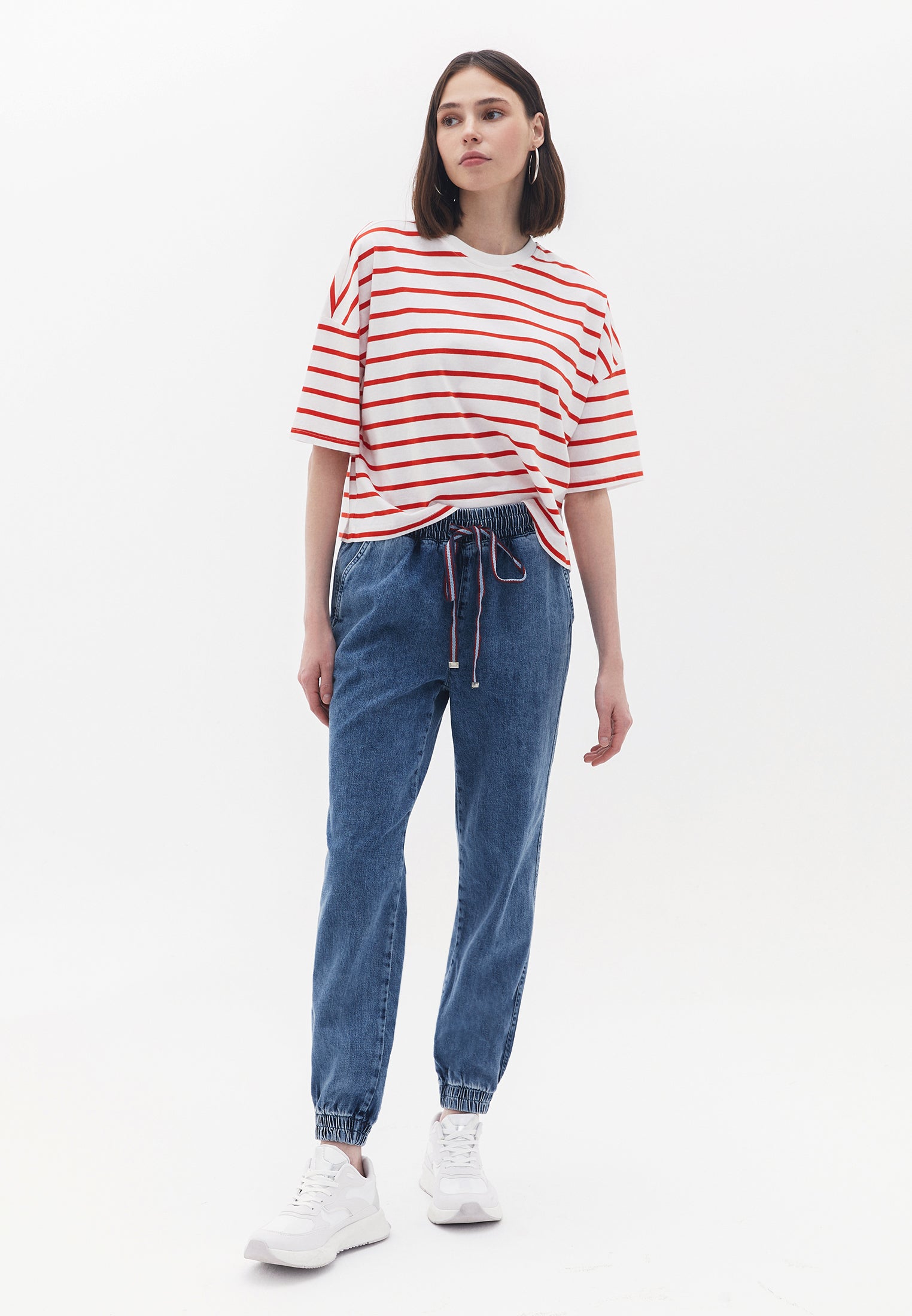 بنطلون رياضي - جينز متوسط