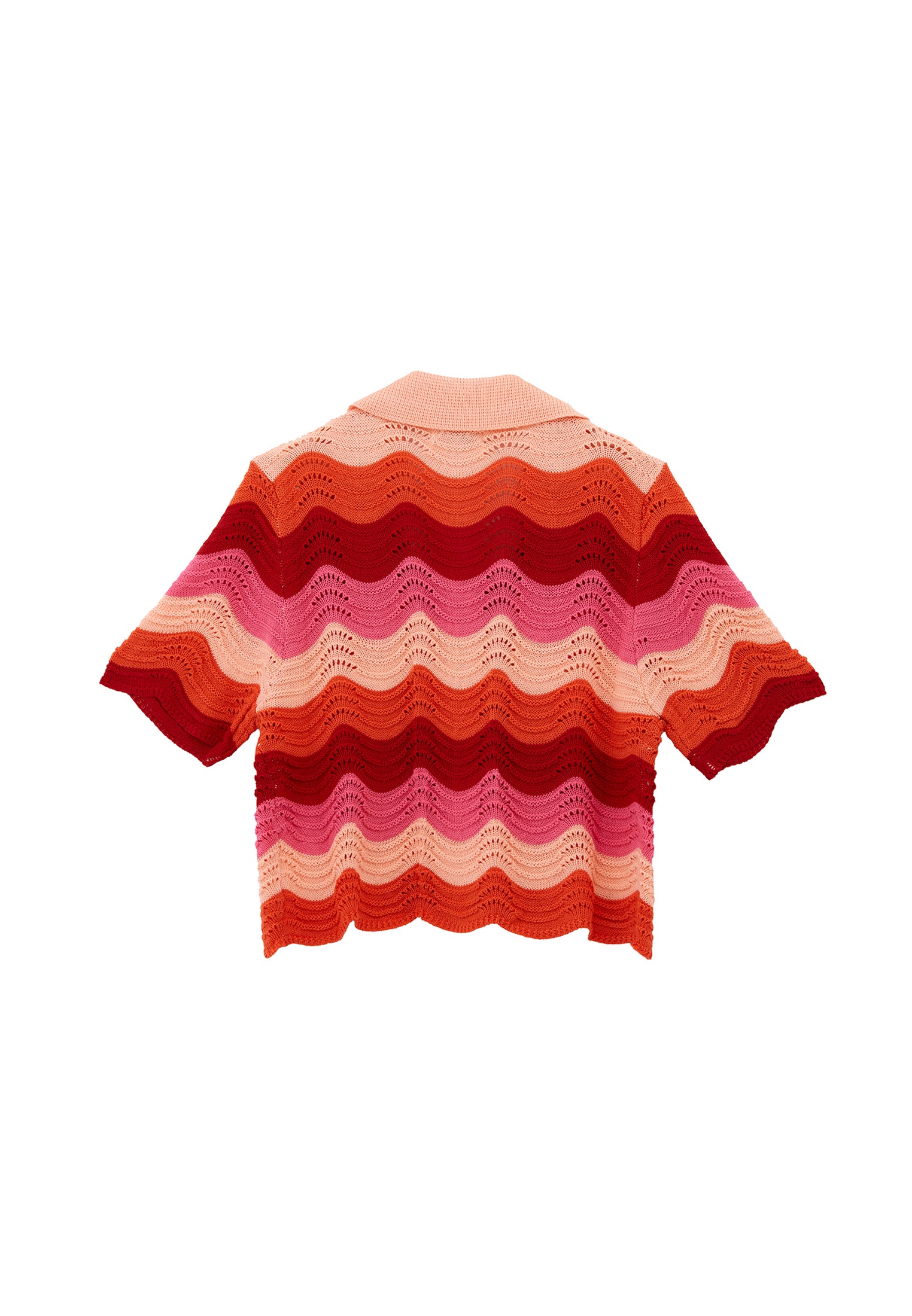 قميص بياقة بولو - مخطط بمزيج من الخطوط