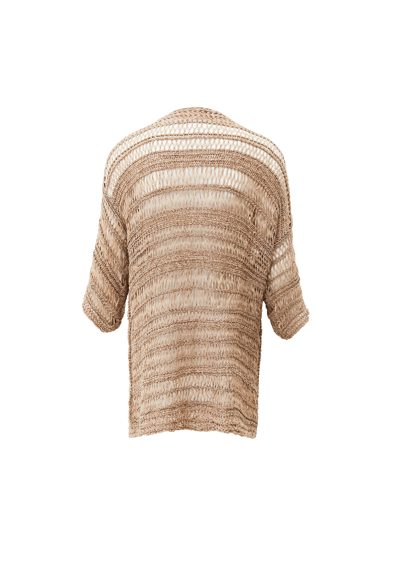 Comfortable Long Cardigan - OXFORD TAN