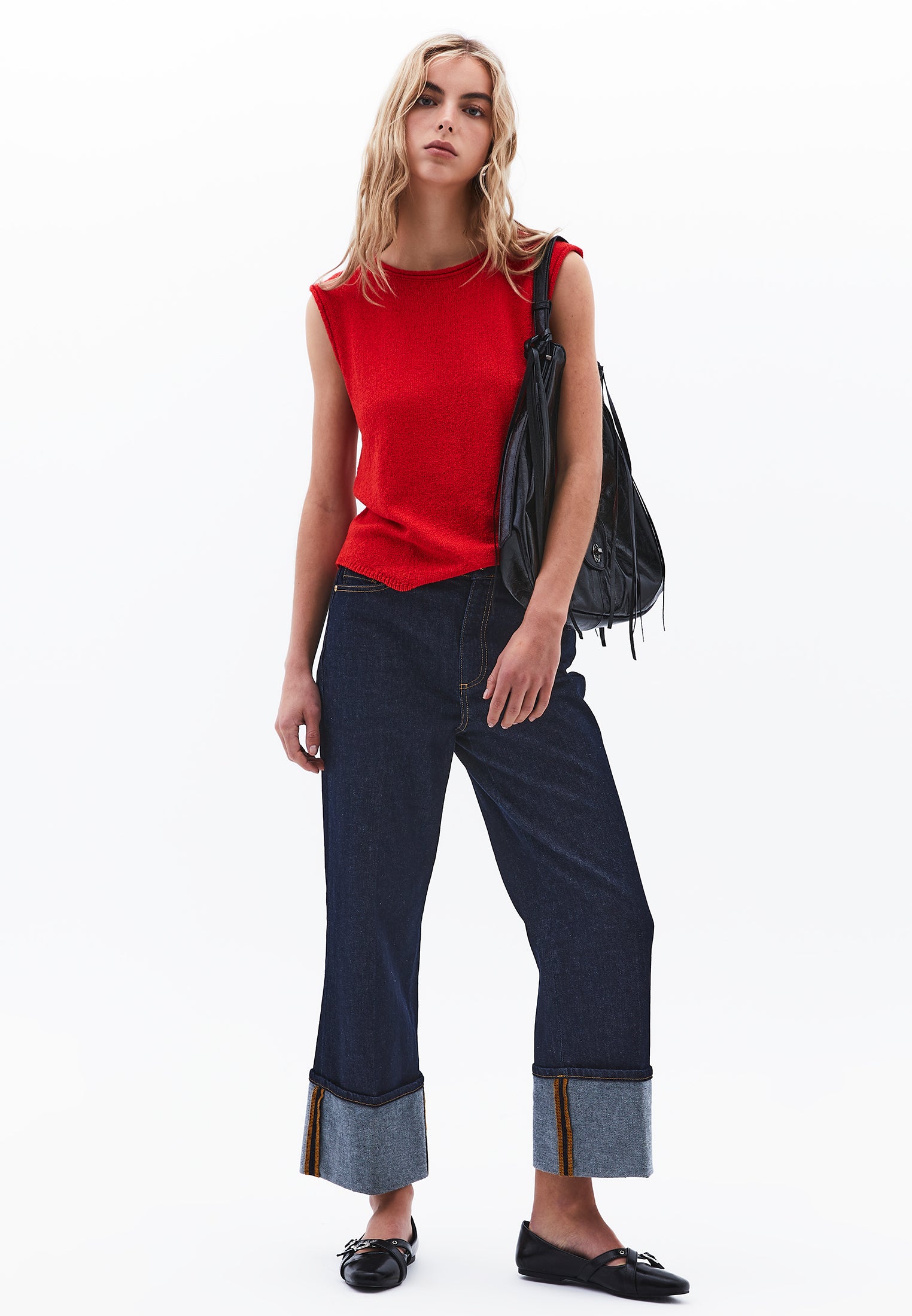 TUNIC TANK - RACING RED