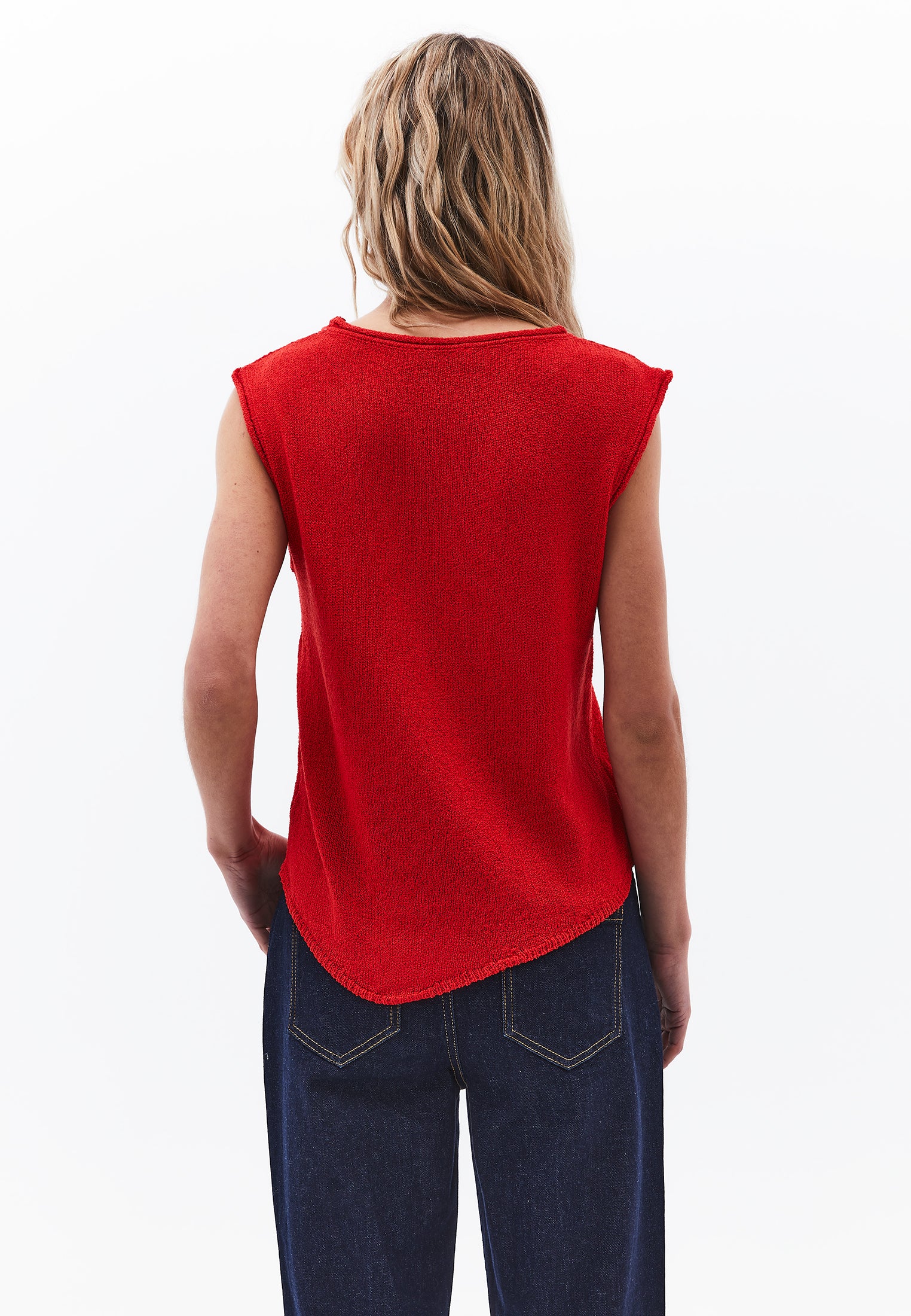 TUNIC TANK - RACING RED