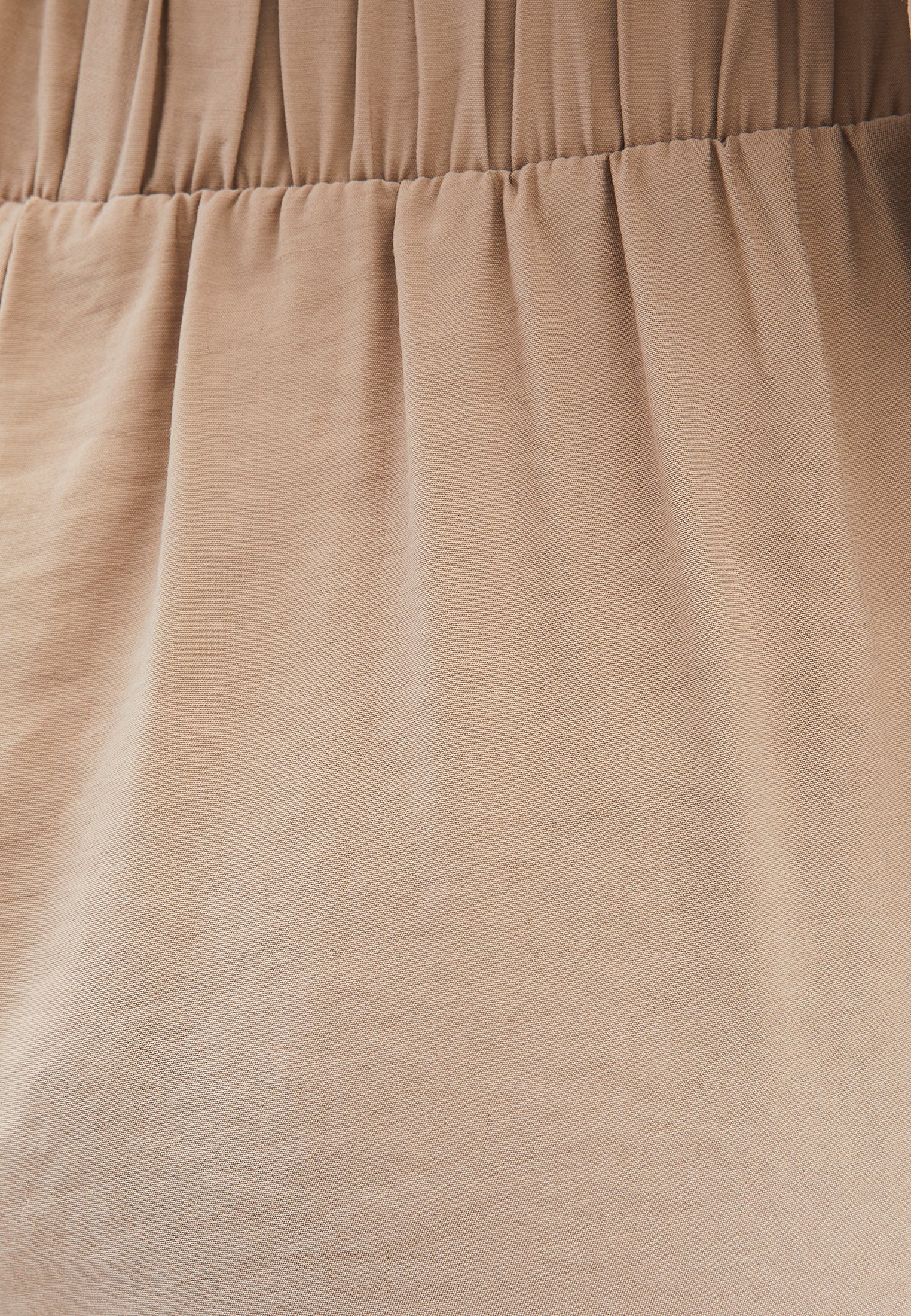 High Waist Elastic Pants - SAVANNAH TAN