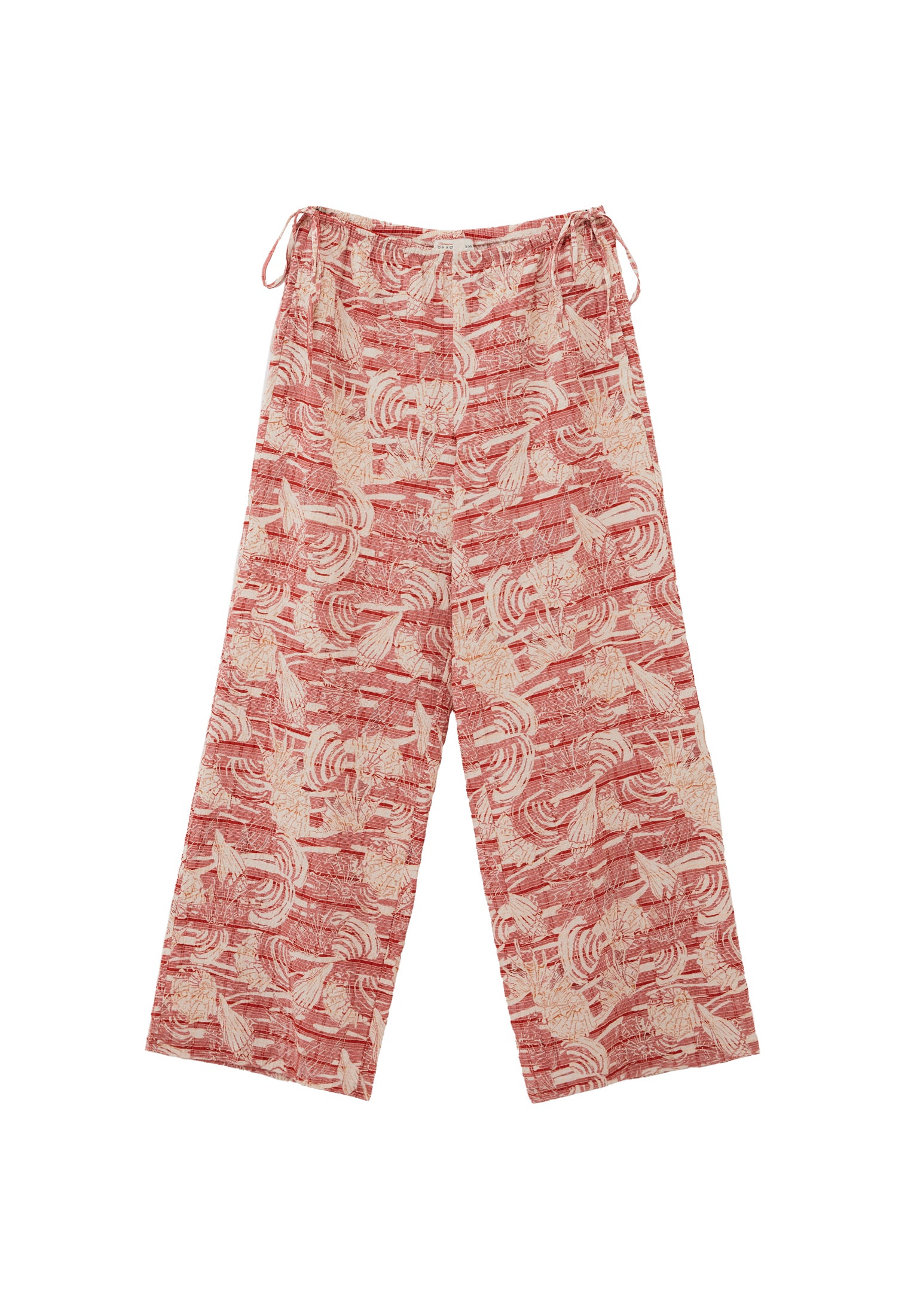 Comfortable Viscose Linen Pants - SHELL COMB