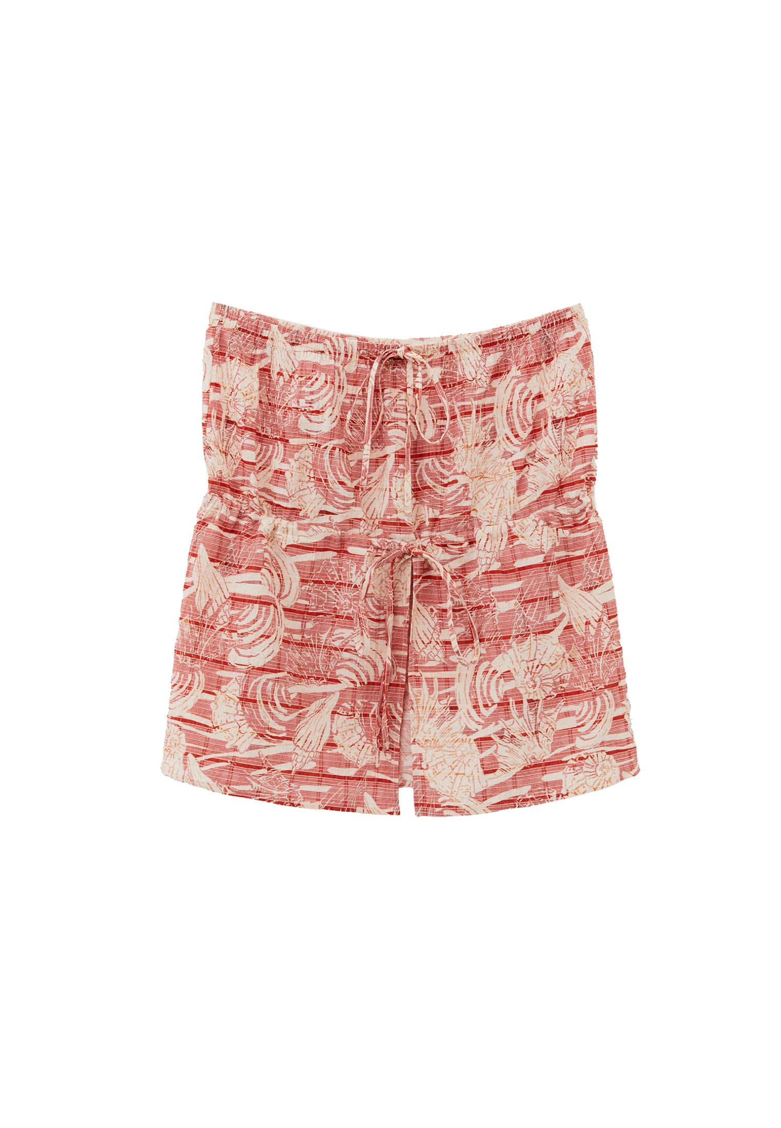 بلوزة فيسكوز بدون حمالات - مشط صدفي