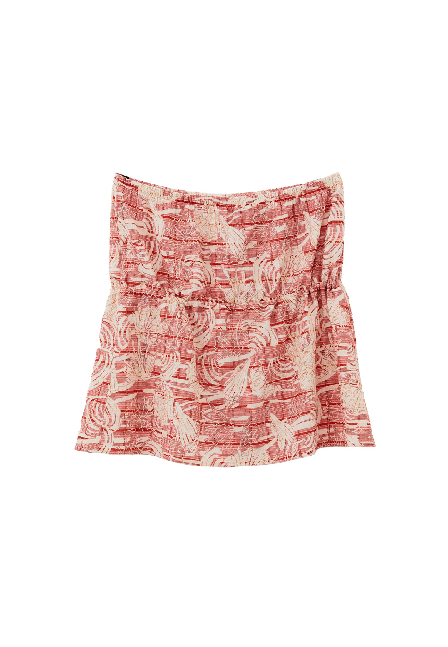 بلوزة فيسكوز بدون حمالات - مشط صدفي