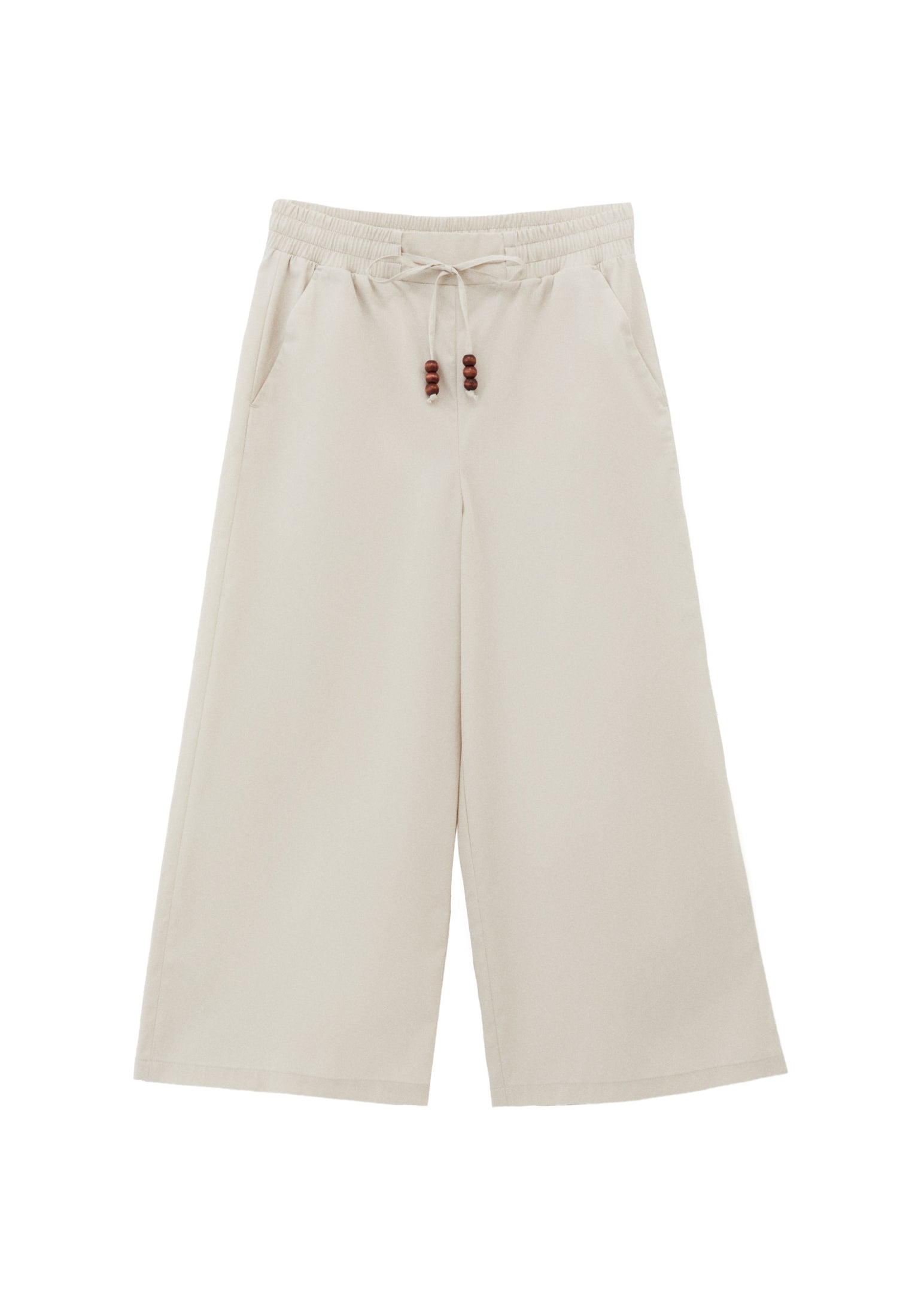 بنطال فائق الخصر عالي الخصر - البتولا الفضي