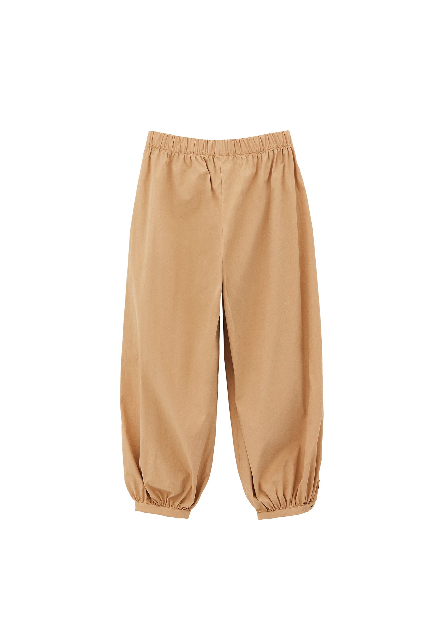Jogger High Waist Long Trousers - WARM SAND