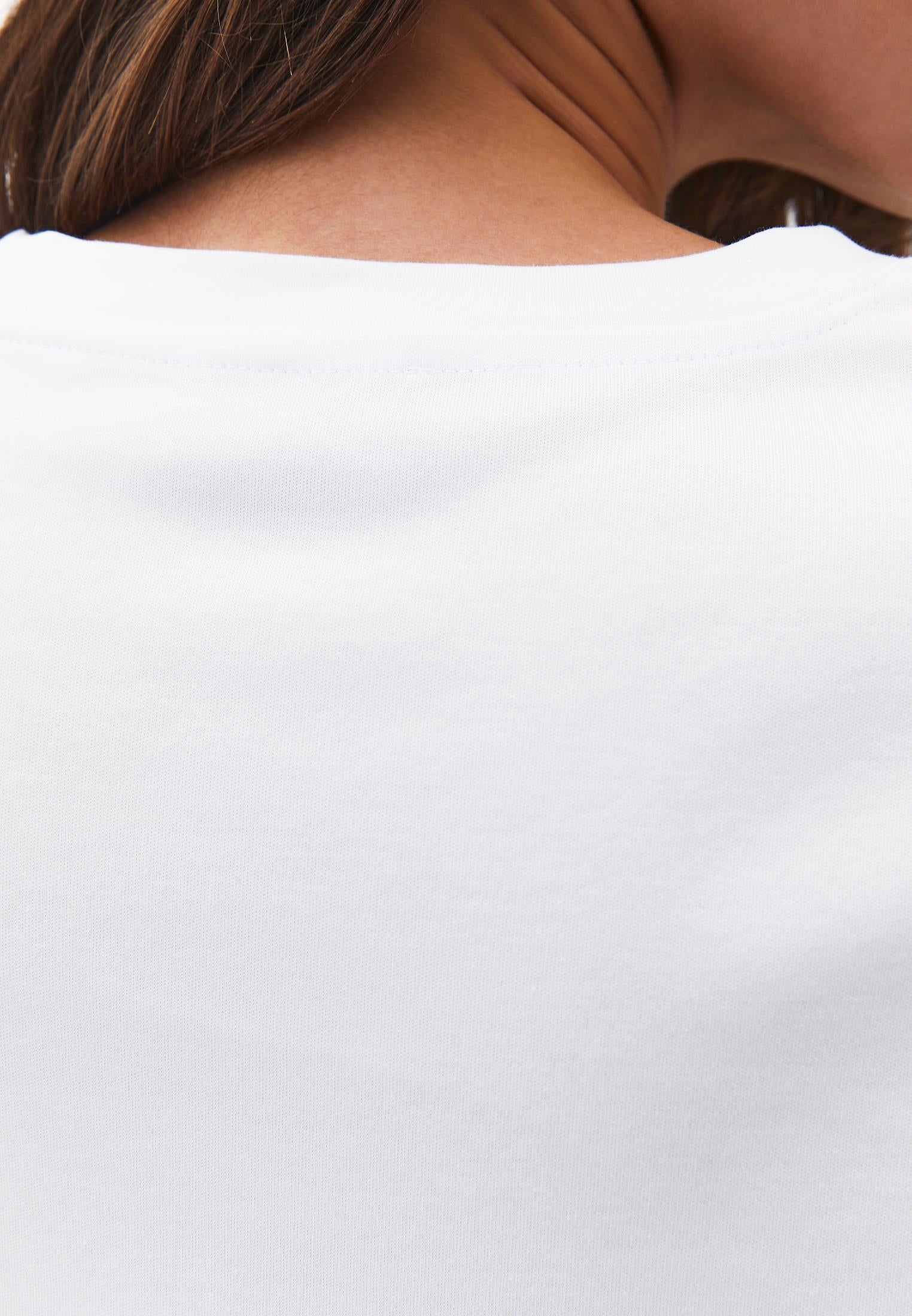 Oversize Cotton T-Shirt - WHITE