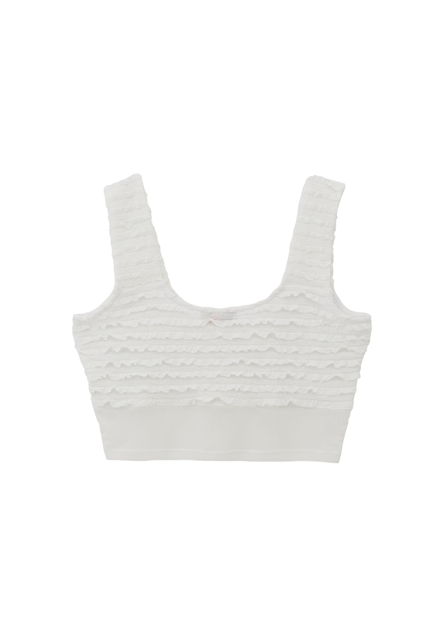 بلوزة بفتحة رقبة على شكل حرف V - أبيض